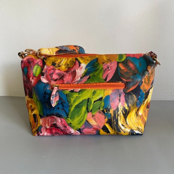 Imoshion Colourful Abstract Floral Crossbody Bag - Picture 3 of 12